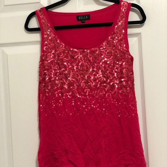 Sequin pink top - Picture 1 of 2